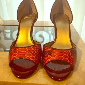 Liz Claiborne Burgundy heels